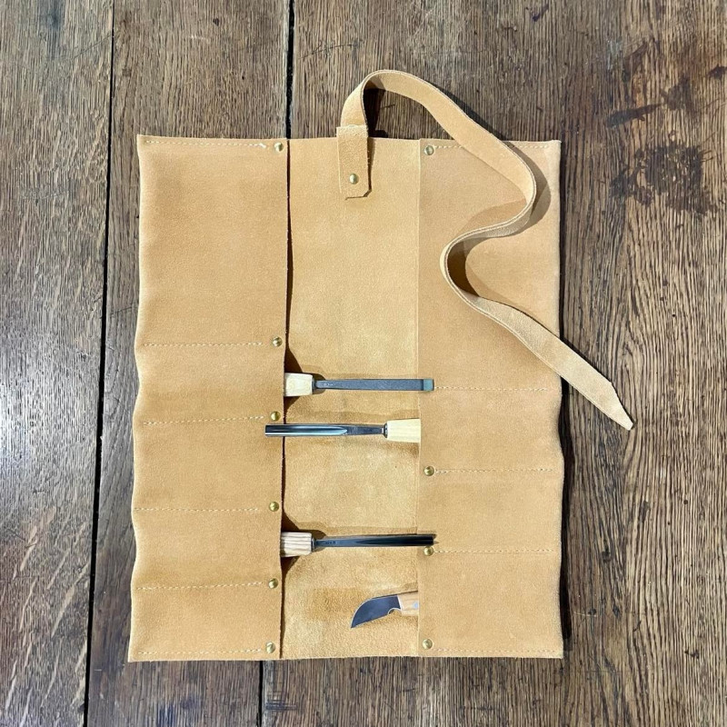 Rollable leather case