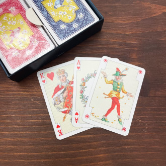 Set of two Patience Empire decks of cards