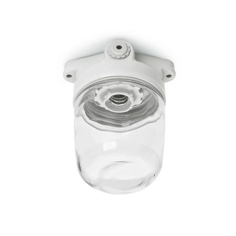Applique de plafond en porcelaine blanche 100W