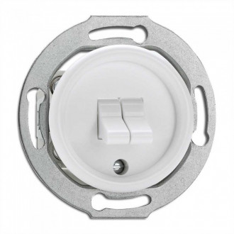 Double toggle switch in duroplast