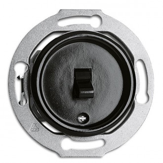 Black bakelite switch