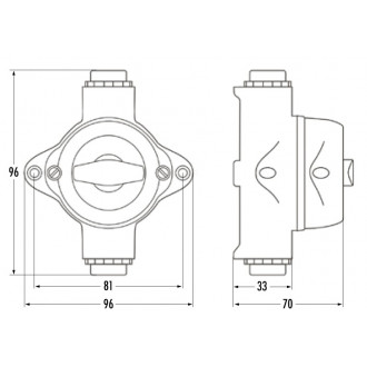 External surface-mounted socket