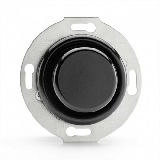 Electronic dimmer in black bakelite