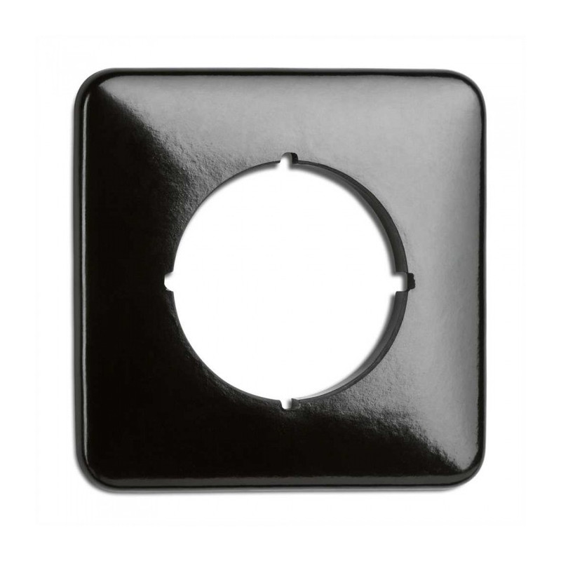 Satellite/RJ45 socket cover in bakelite