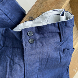 pantalon bleu de chine