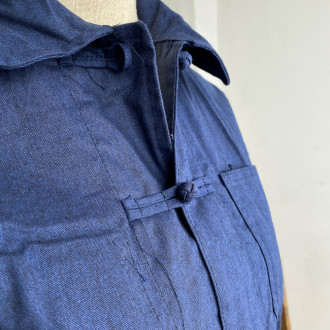 fermeture bleu de chine anticher
