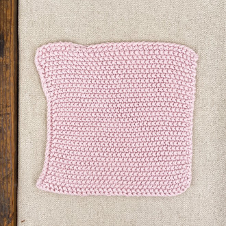 Manique en tricot coloré
