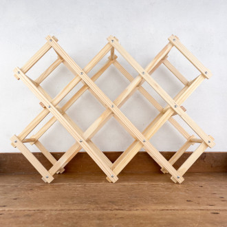 12-bottle crate with crossbars