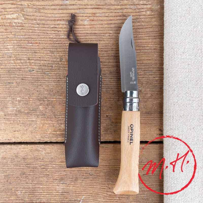 Opinel n°8 and leather case