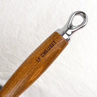 Le Creuset cast-iron saucier tail