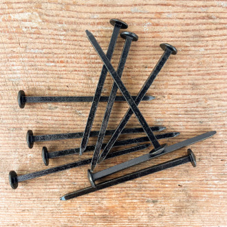 10 clous forgés Marinier à tête martelée 90mm