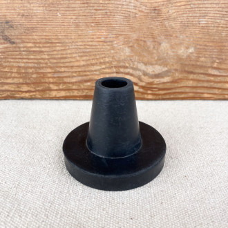 Self-stabilizing foot for walking cane