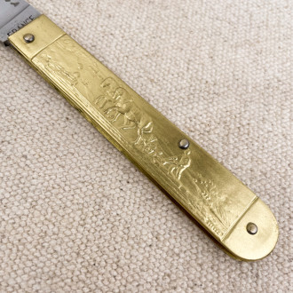 Knife Coursolle brass carbon Laboureur