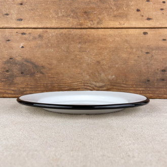 Assiette en émail plate