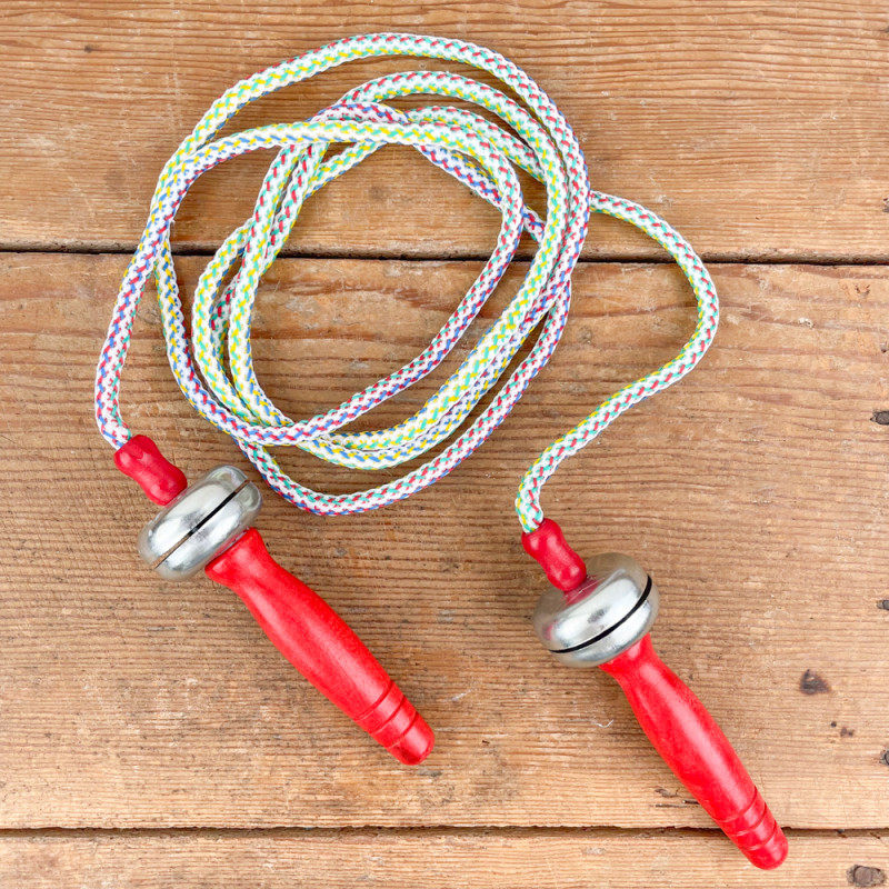 Skipping rope with bells