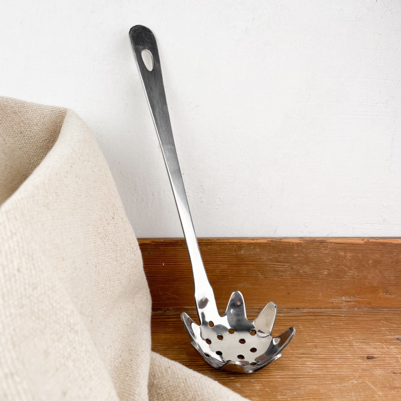 Stainless steel spaghetti serving spoon