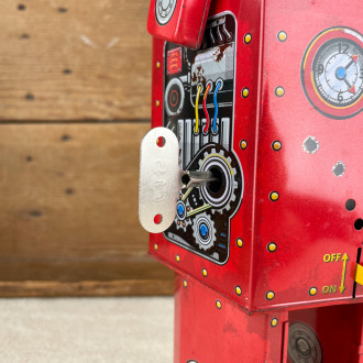 Atomic Man mechanical keyed robot