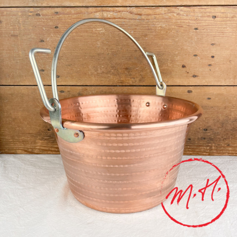 Copper jam pan