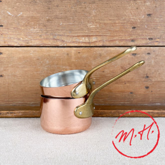 Copper cassolette Brass stem