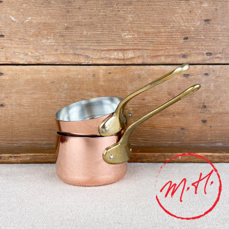 Copper cassolette Brass stem