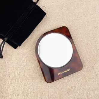 3x Magnifying Bag Mirror and Velvet Case