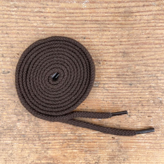 Brown laces 90 cm Cords 100% cotton SAPHIR