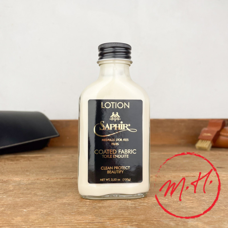 Coated fabric lotion Saphir