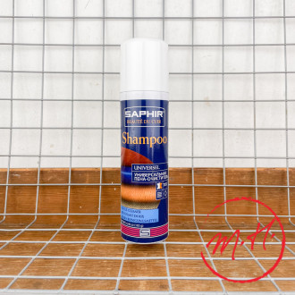 shampoo, spray can for leathers, sapphire