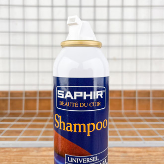 shampoo, spray can for leathers, sapphire