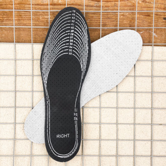 Multisize charcoal insoles to cut (sizes 35 to 46) sapphire