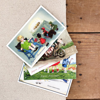 Happy Birthday postcard ludom editions