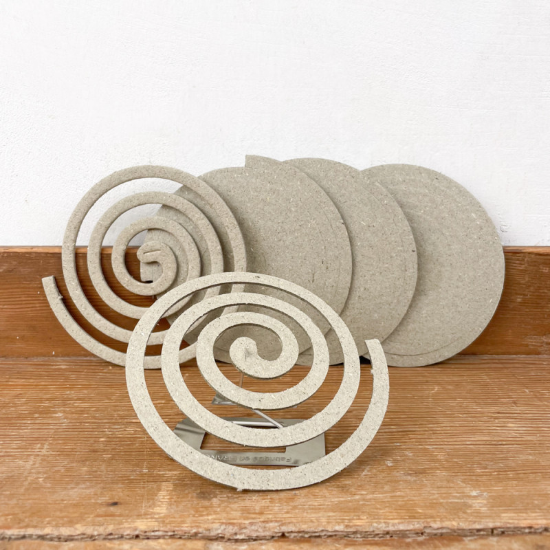 Anti-mosquito spirals with geraniol