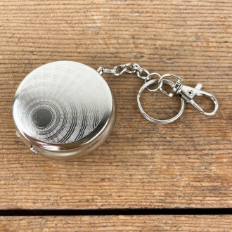 Metal ashtray key ring