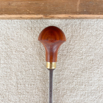 Wood and brass handles 12 mm luthiers' gouge