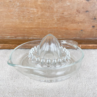 Glass orange juice squeezer