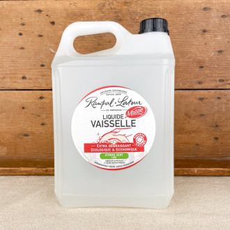 Lime-scented dishwashing liquid 5L can