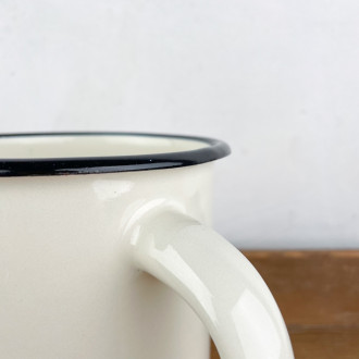 enamel pitcher details
