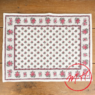 Fleur d'Arles placemat, white