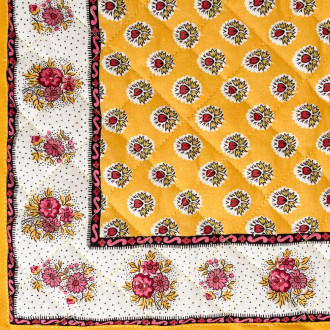 Souleiado placemat Fleur d'Arles yellow