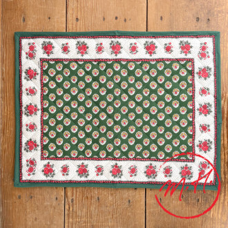 Fleur d'Arles place mat, green