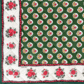 Set de table Souleiado Fleur d'Arles vert