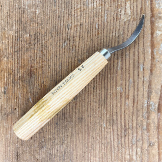 Half-round hook knife pfeil 25