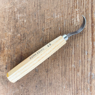 Crooked knife Half-round pfeil 27