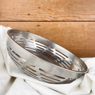 Mepra matt stainless steel basket