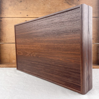 Wooden backgammon box