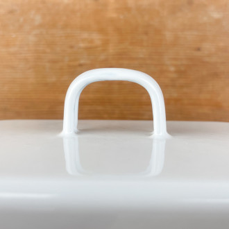 Enamel butter dish