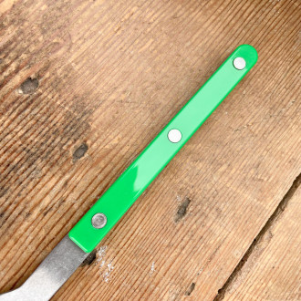 Set of 4 green matt-effect cutlery sets