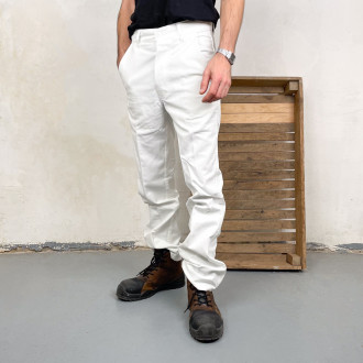 White work pants 100% cotton