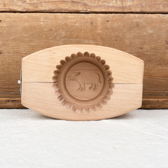 Round butter mould 125g