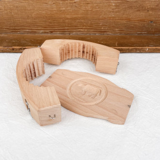 Round cow butter mould 125g